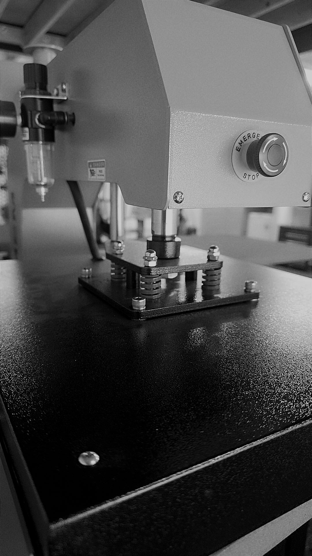 Close up of DTF (direct-to-film) printer machinery at Ōtautahi Print Co.